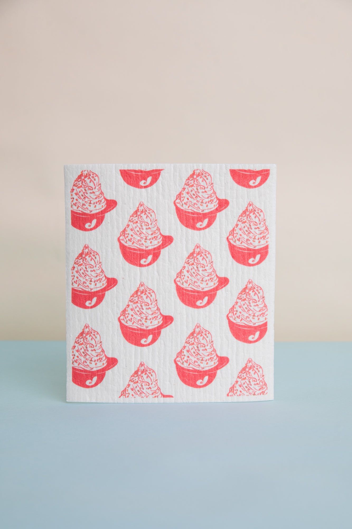 Phillies Ice Cream Helmet Swedish Dish Cloth | Occasionette Gift Shop