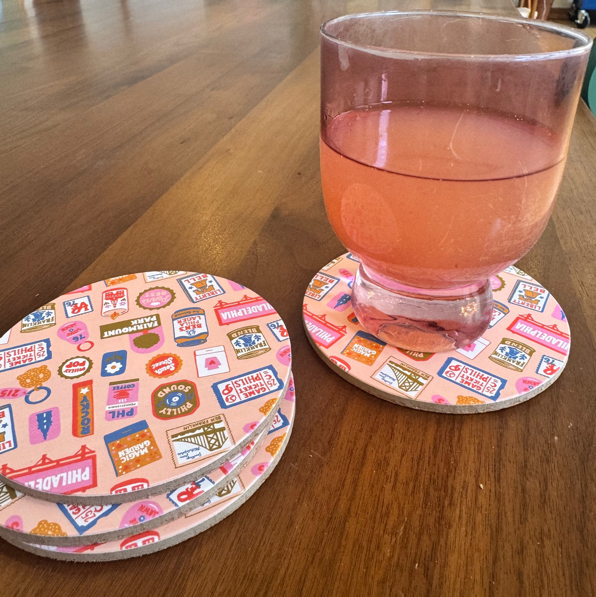 Philly Ephemera Coaster