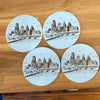 Skyline Coaster Set of 4