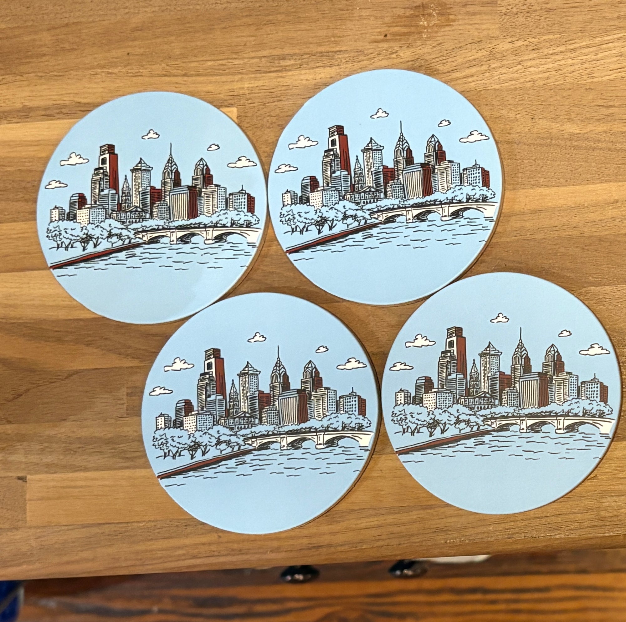 Skyline Coaster Set of 4