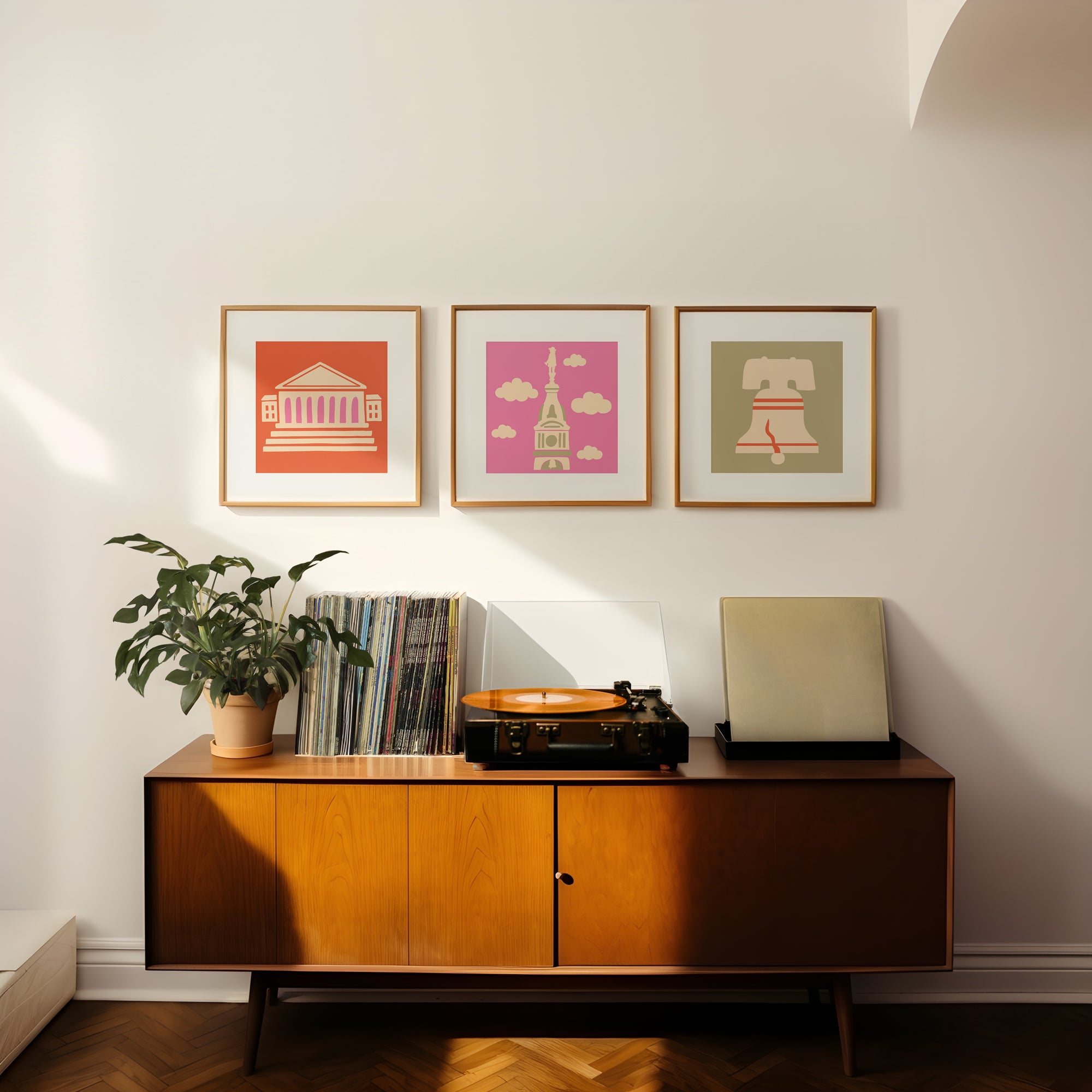 Heart of Philadelphia 10x10 Art Print