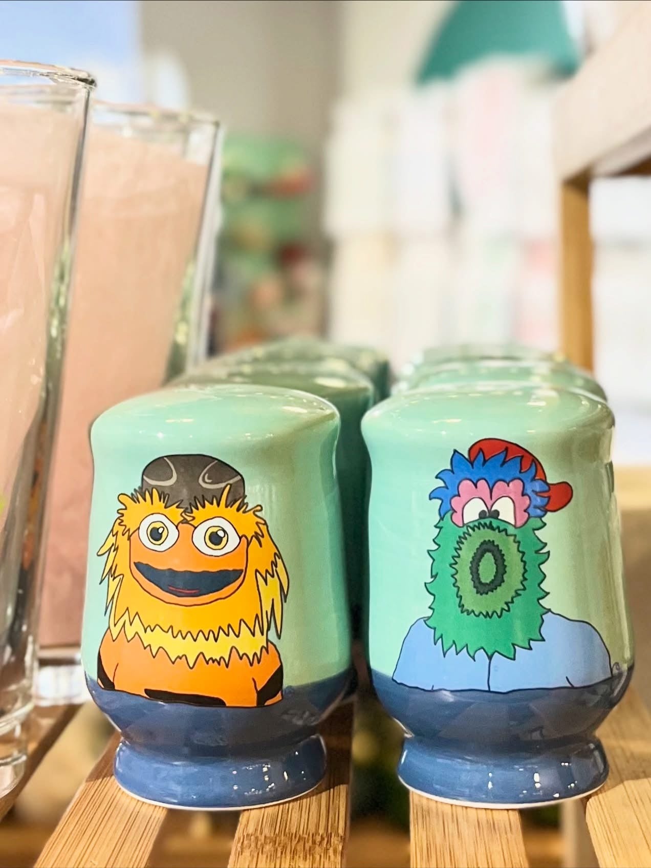 Philly Sports Mascot Salt & Pepper Shakers