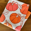 Pumpkins on Ivory Kitchen Towel