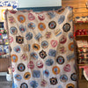 Beach Tags Woven Throw Blanket