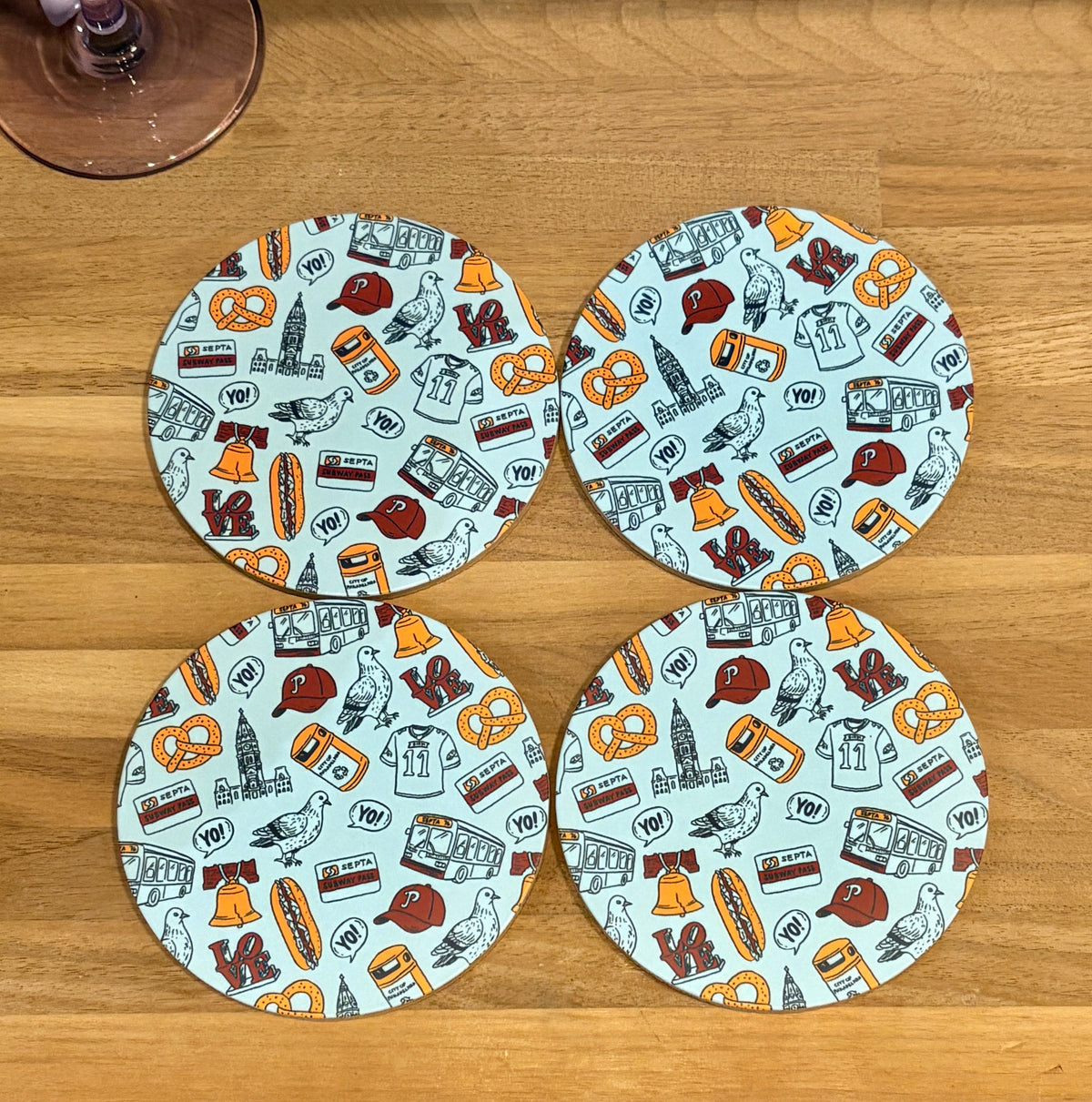 Philadelphia Icons Coaster