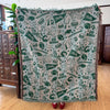 Eagles Striped Woven Throw Blanket