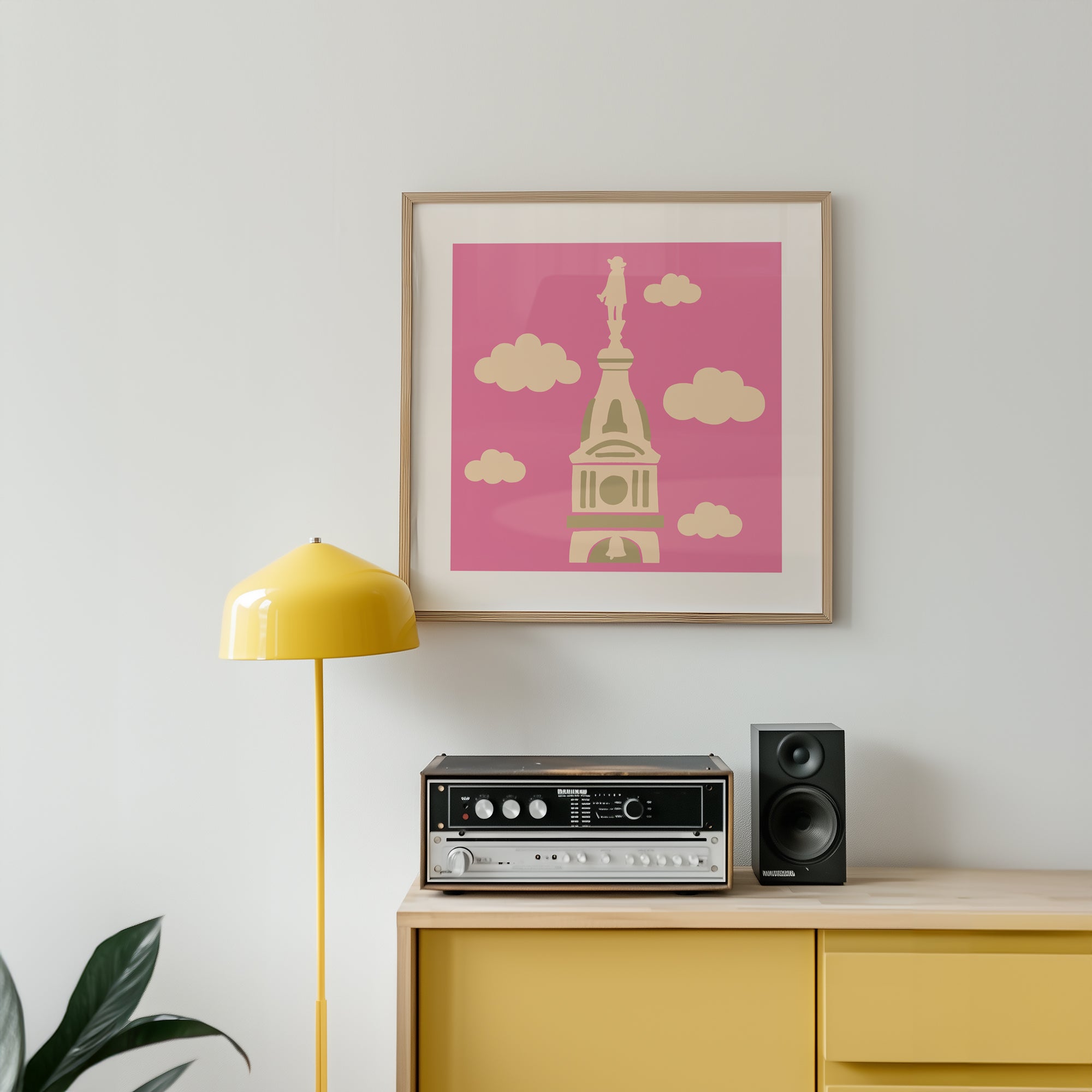 Heart of Philadelphia 10x10 Art Print