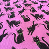 Halloween Cat Pattern Kitchen Towel