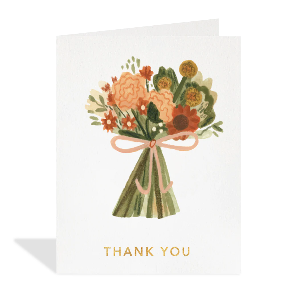 Bouquet of Thanks Thank You Card - Occasionette