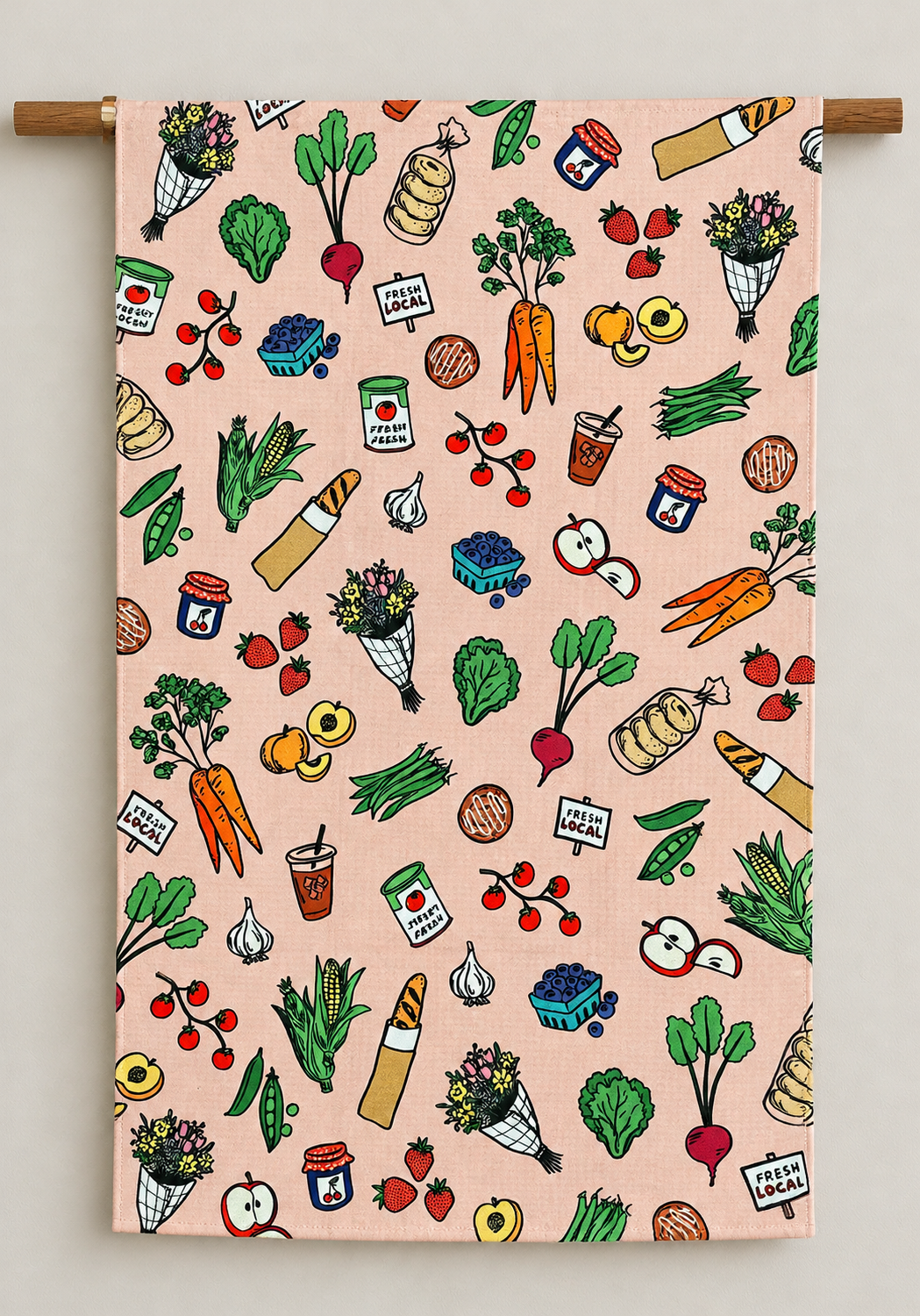 Farmers Market Kitchen Towel