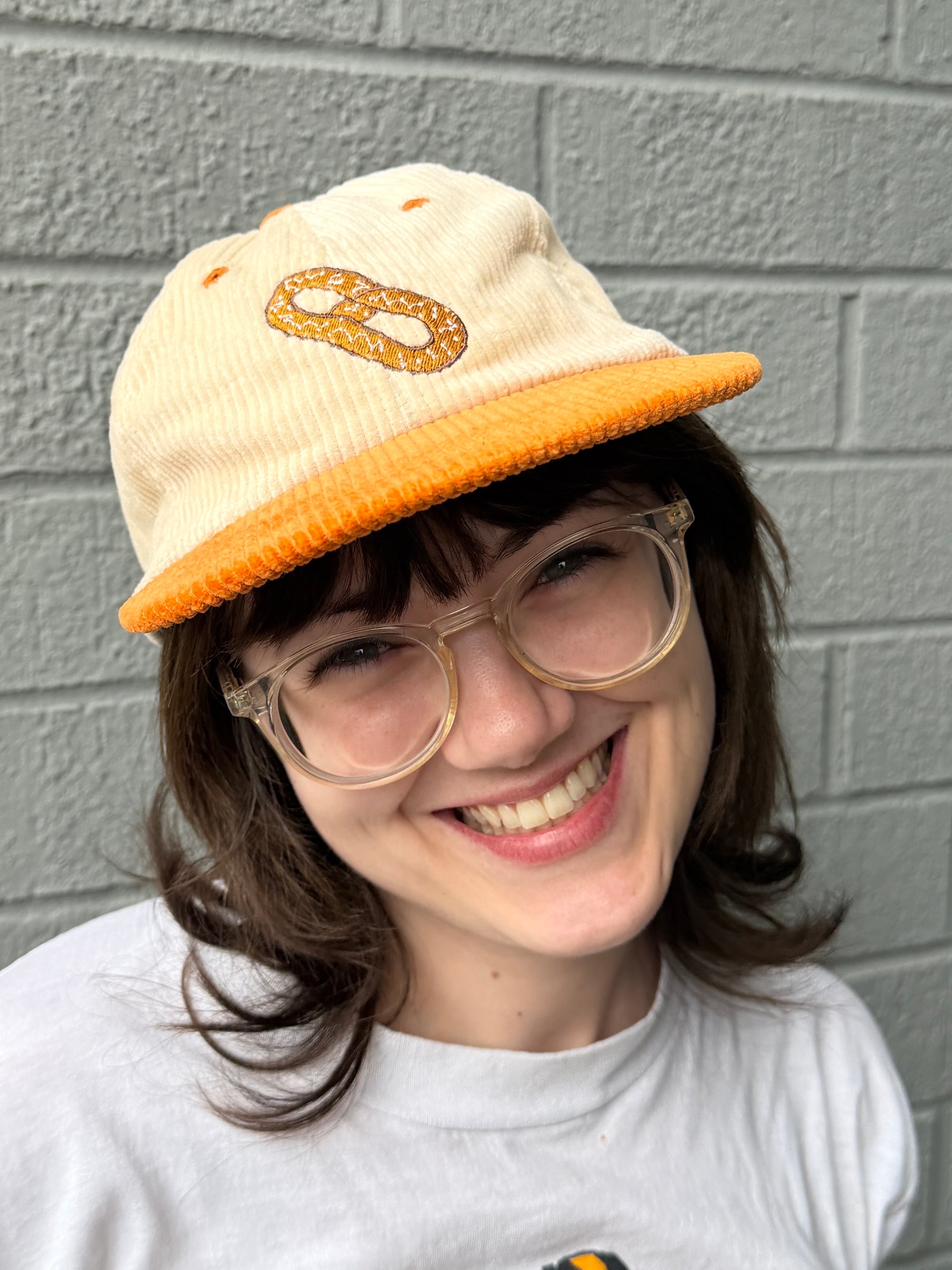 Soft Pretzel Corduroy Hat