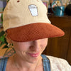 Coffee Cup Corduroy Hat