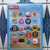 Beach Tags 500 Piece Puzzle