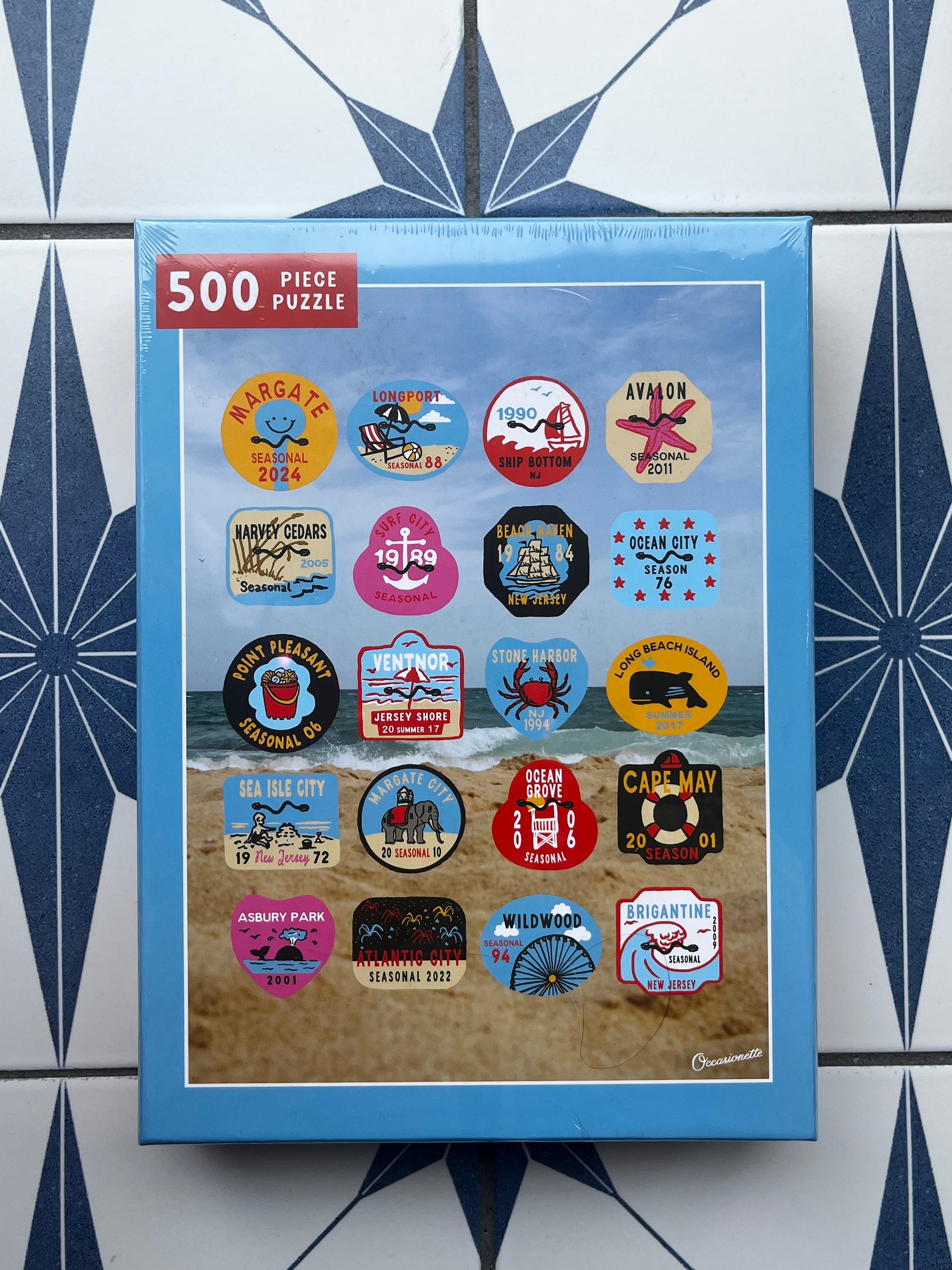 Beach Tags 500 Piece Jigsaw Puzzle