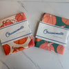 Pumpkins on Green Kitchen Towel