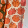 Pumpkins on Ivory Kitchen Towel