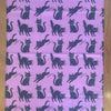 Halloween Cat Pattern Kitchen Towel