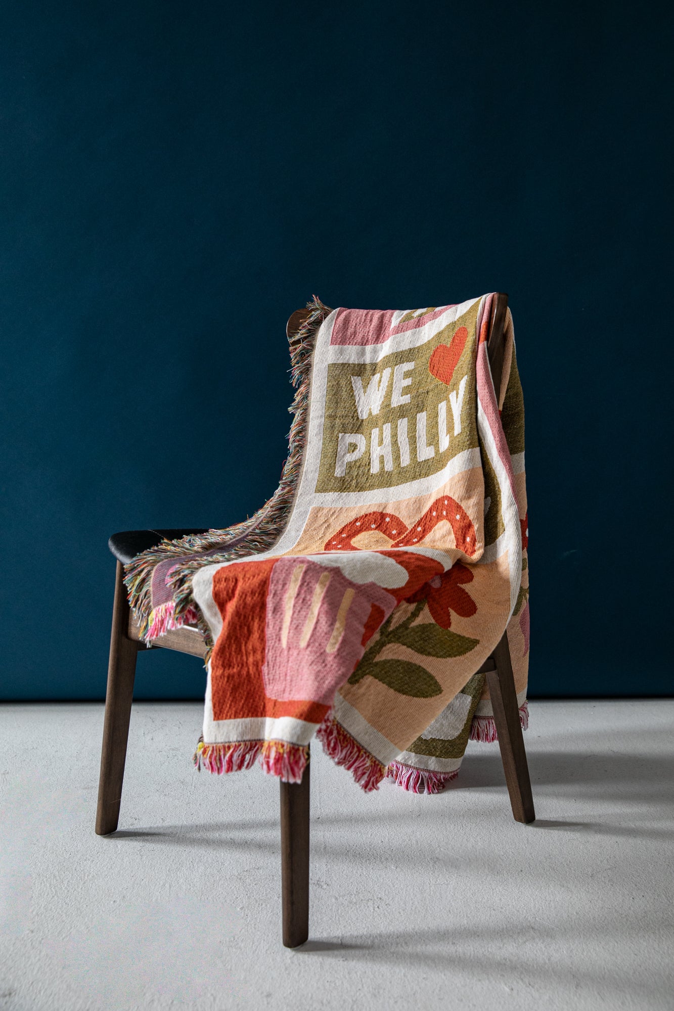 Heart of Philadelphia Woven Throw Blanket | Occasionette Gift Shop