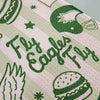 Eagles Striped Kitchen Towel