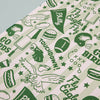 Eagles Striped Kitchen Towel