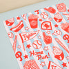 Phillies Striped Kitchen Towel