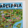 Philadelphia Map 11x14 Art Print
