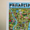 Philadelphia Map 11x14 Art Print