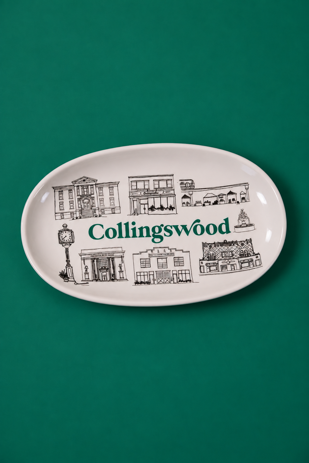 Collingswood Tidbit Plate