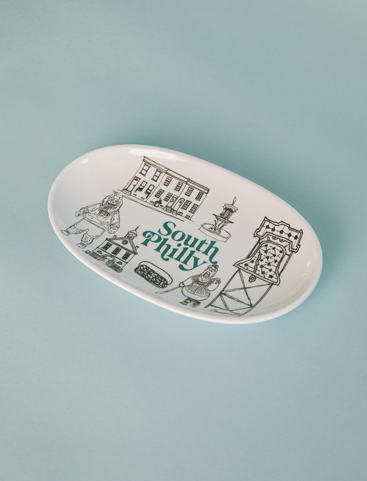 South Philly Tidbit Plate | Occasionette Gift Shop