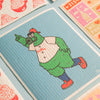 Philly Mascot Swedish Dish Cloth