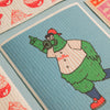 Philly Mascot Swedish Dish Cloth