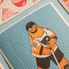 Hockey Mascot Swedish Dish Cloth