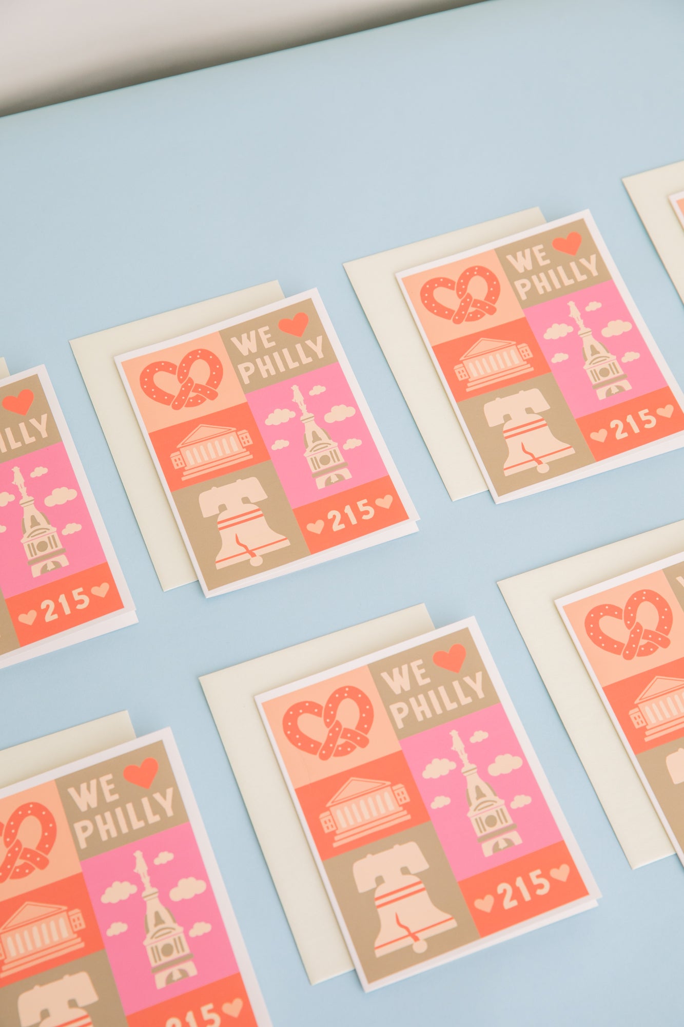 Heart of Philadelphia Boxed Greeting Cards Set of 8