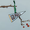Go Phils Pennant Enamel Ornament