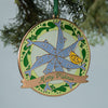 The Feast of the Seven Fishes Enamel Ornament