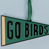 Go Birds Pennant Enamel Ornament