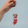 Puppy Stocking Air Freshener