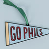 Go Phils Pennant Enamel Ornament