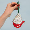 Phillies Ice Cream Helmet Enamel Ornament