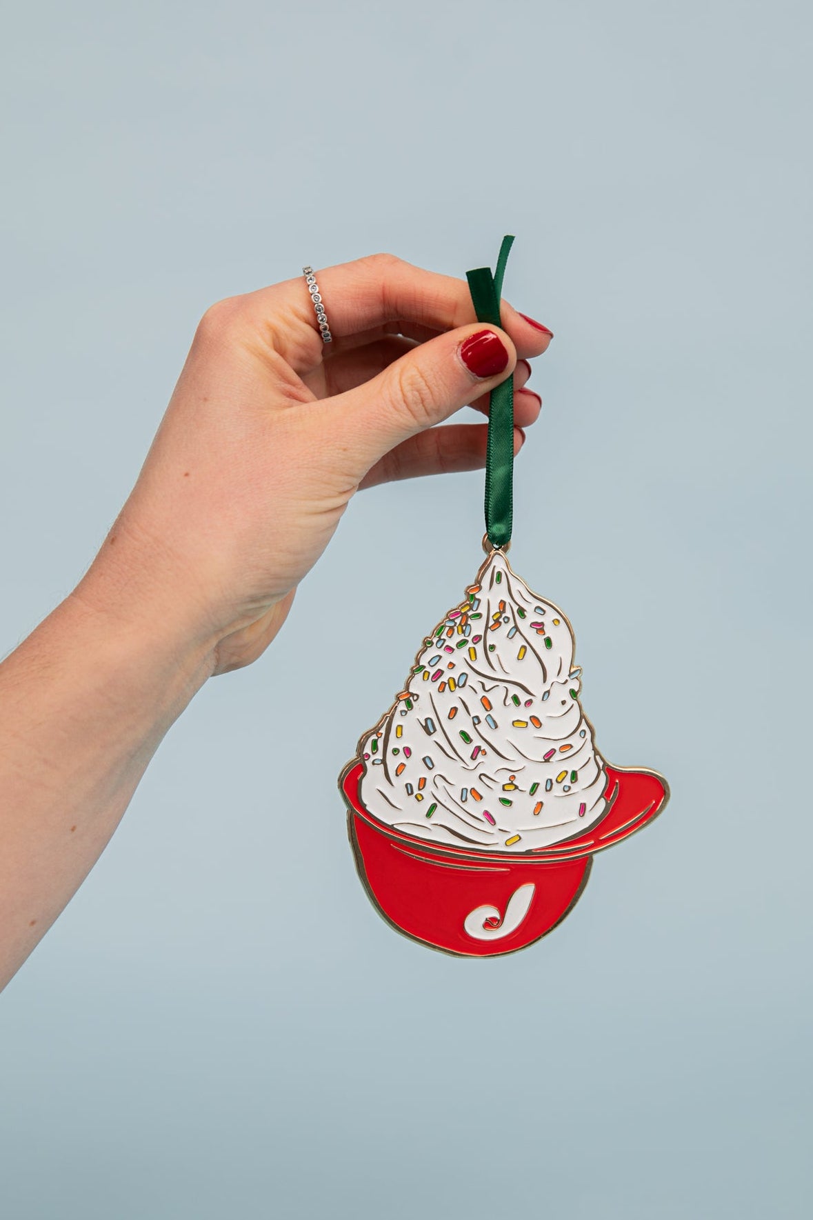 Phillies Ice Cream Helmet Enamel Ornament