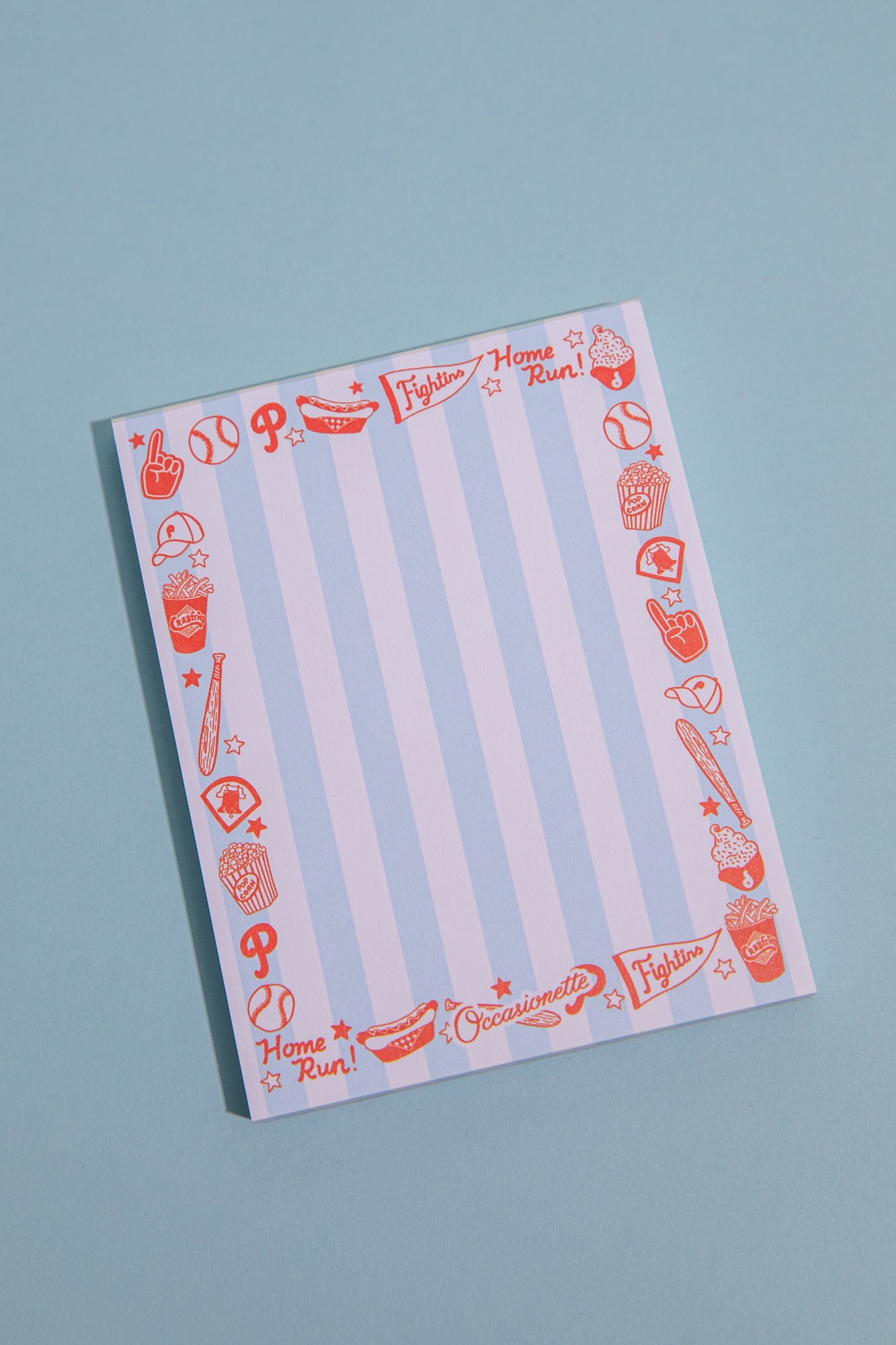 Phillies Striped Noteapd