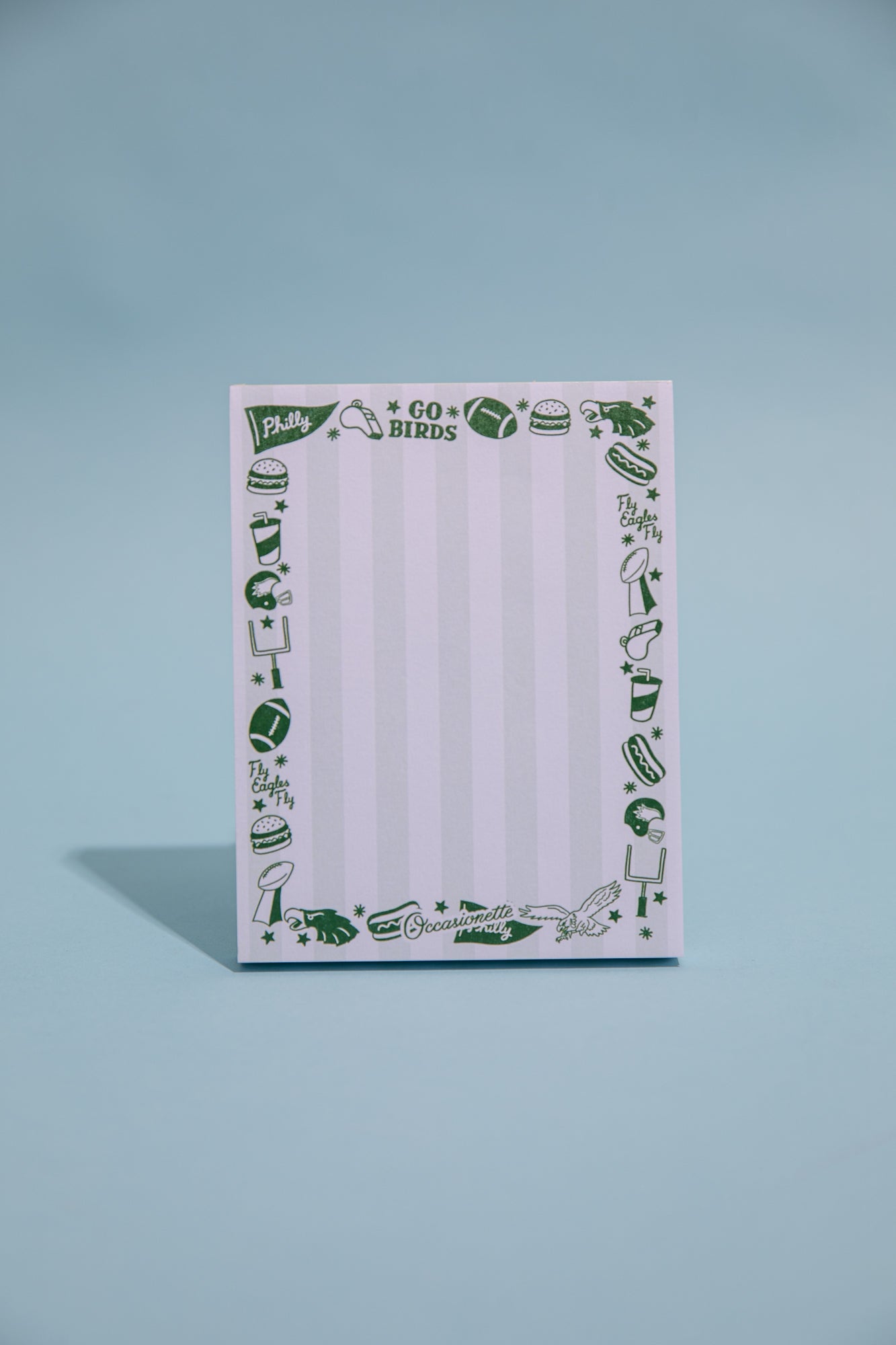 Eagles Striped Notepad