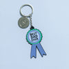 Best Dad Award Enamel Keychain