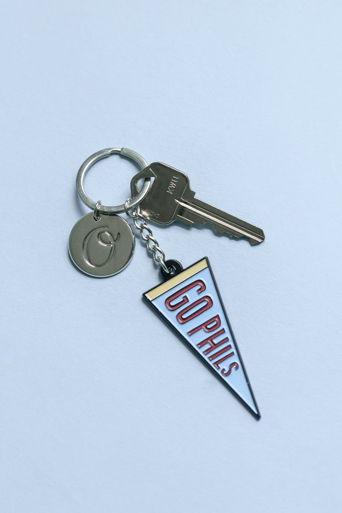 Go Phils Enamel Keychain