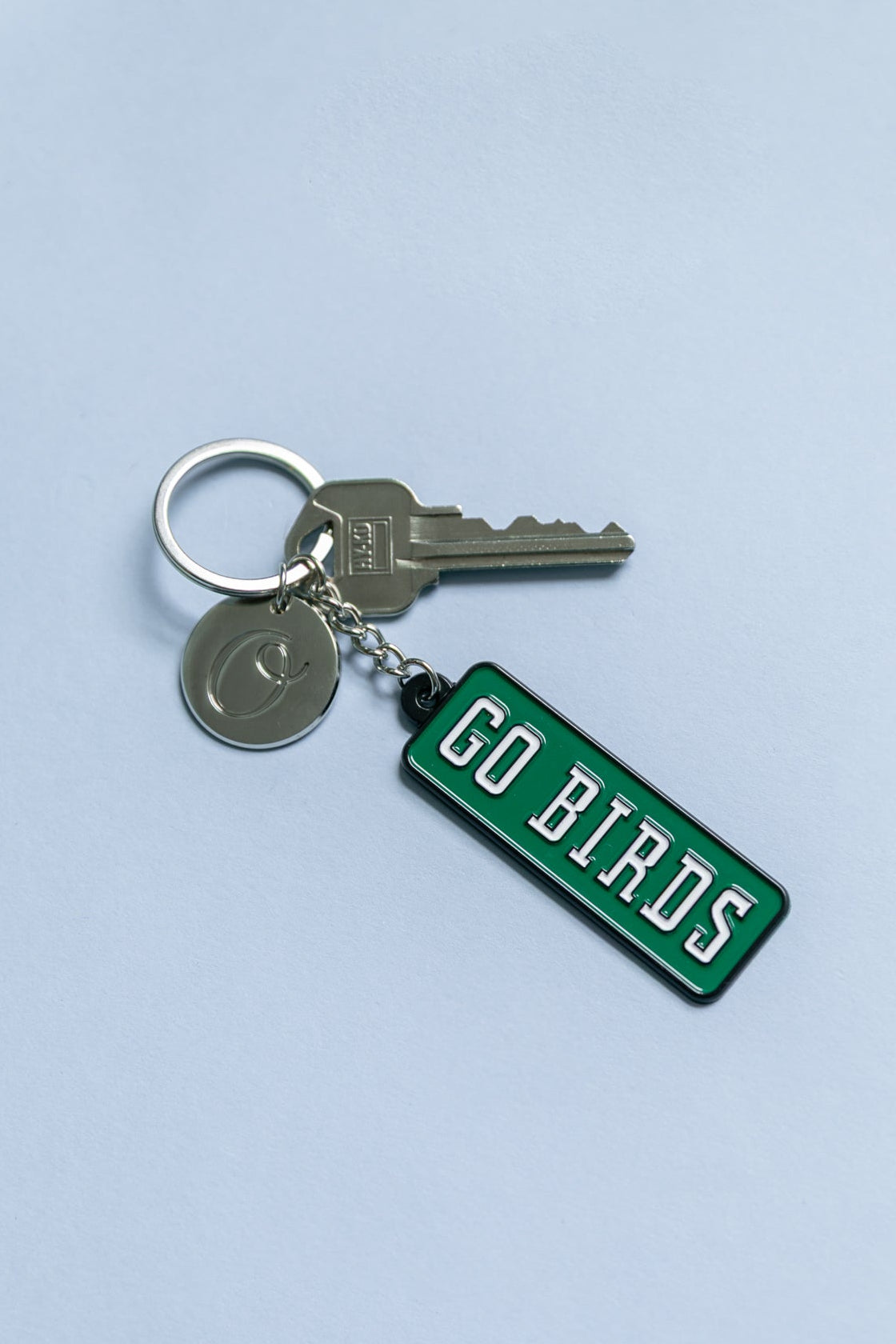 Go Birds Tag Enamel Keychain