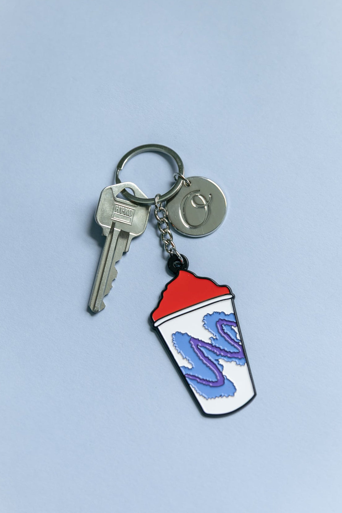 Water Ice Enamel Keychain