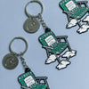 South Philly Lawn Chair Enamel Keychain