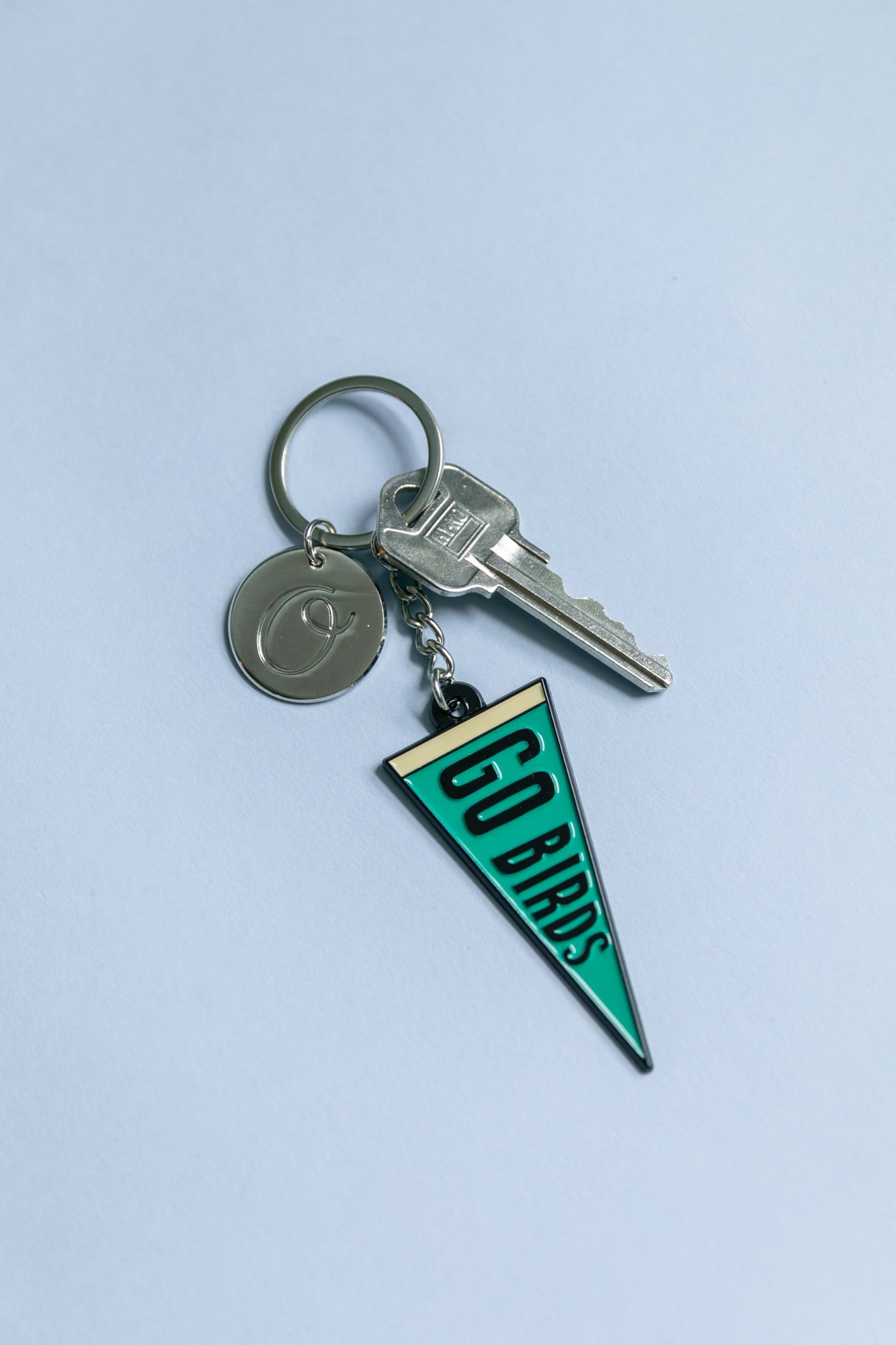 Go Birds Enamel Keychain