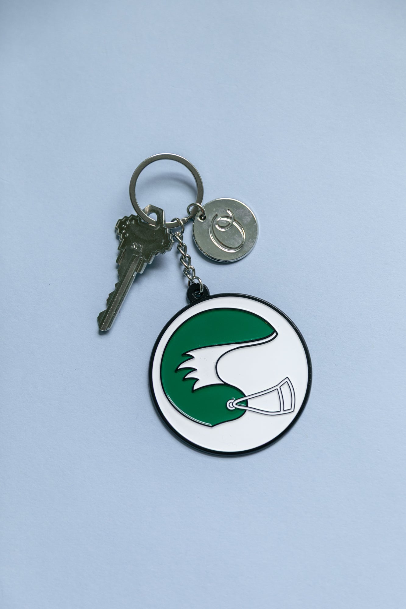 Eagles Helmet Enamel Keychain