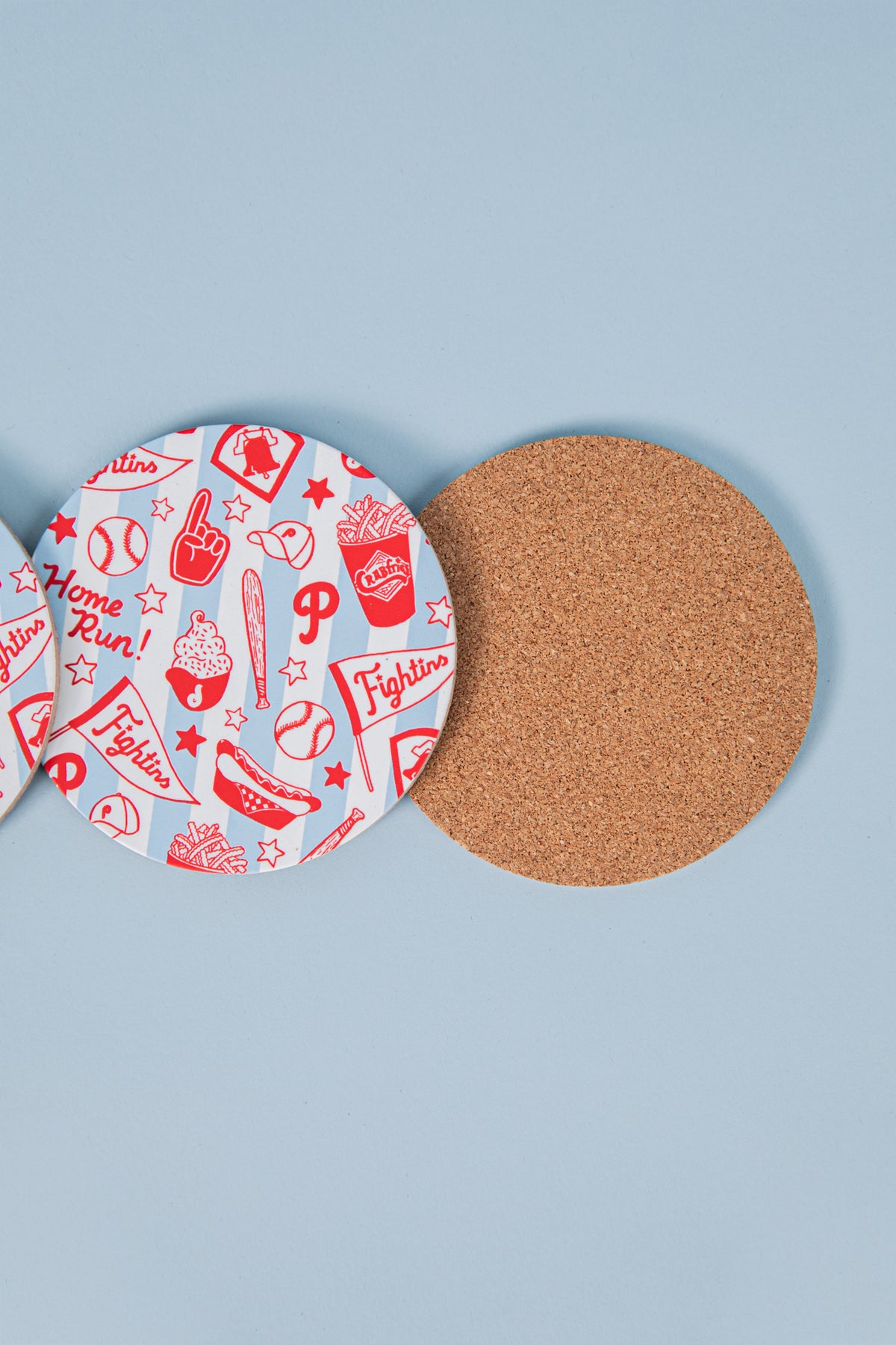 Phillies Striped Coaster - Occasionette